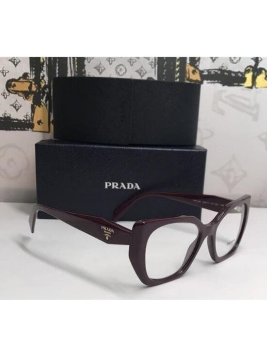 New Authentic ? Prada PR 18WV VIY1O1 Eyeglasses – Garnet main image 6